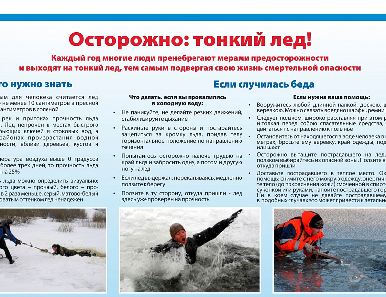 Осторожно: тонкий лед!