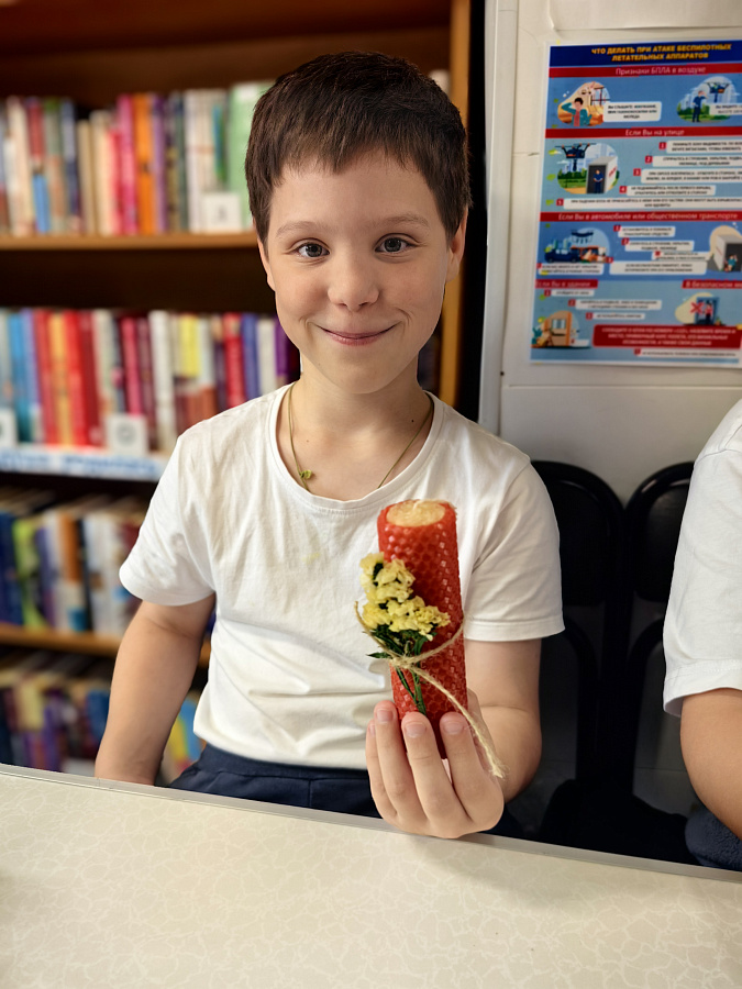 Мастер-класс свечи из вощины